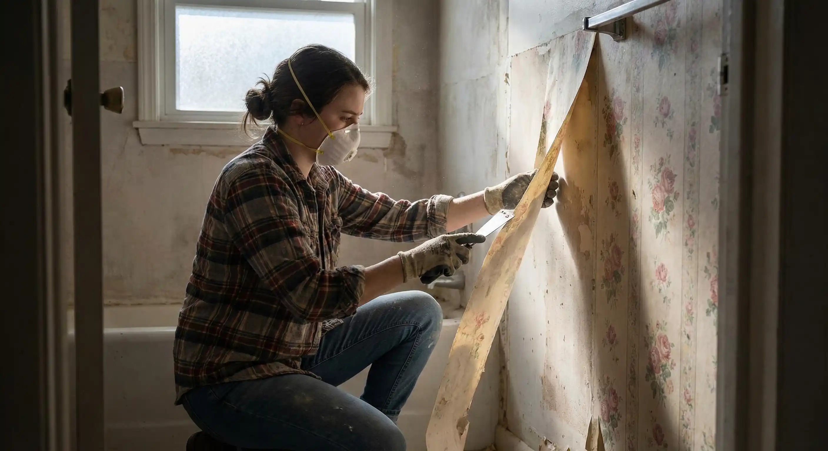 Professional wallpaper removal in Dallas